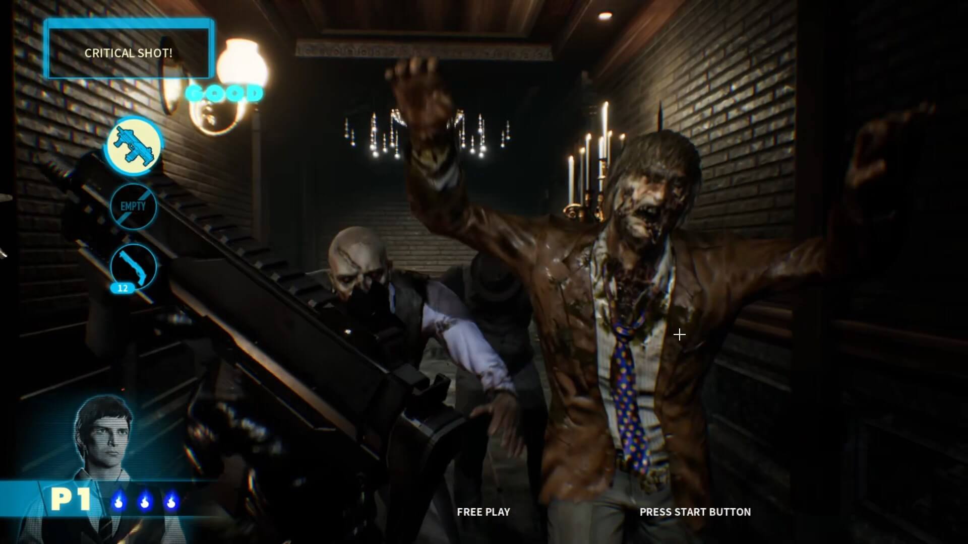 House of the Dead Scarlet Dawn - геймплей игры Arcade
